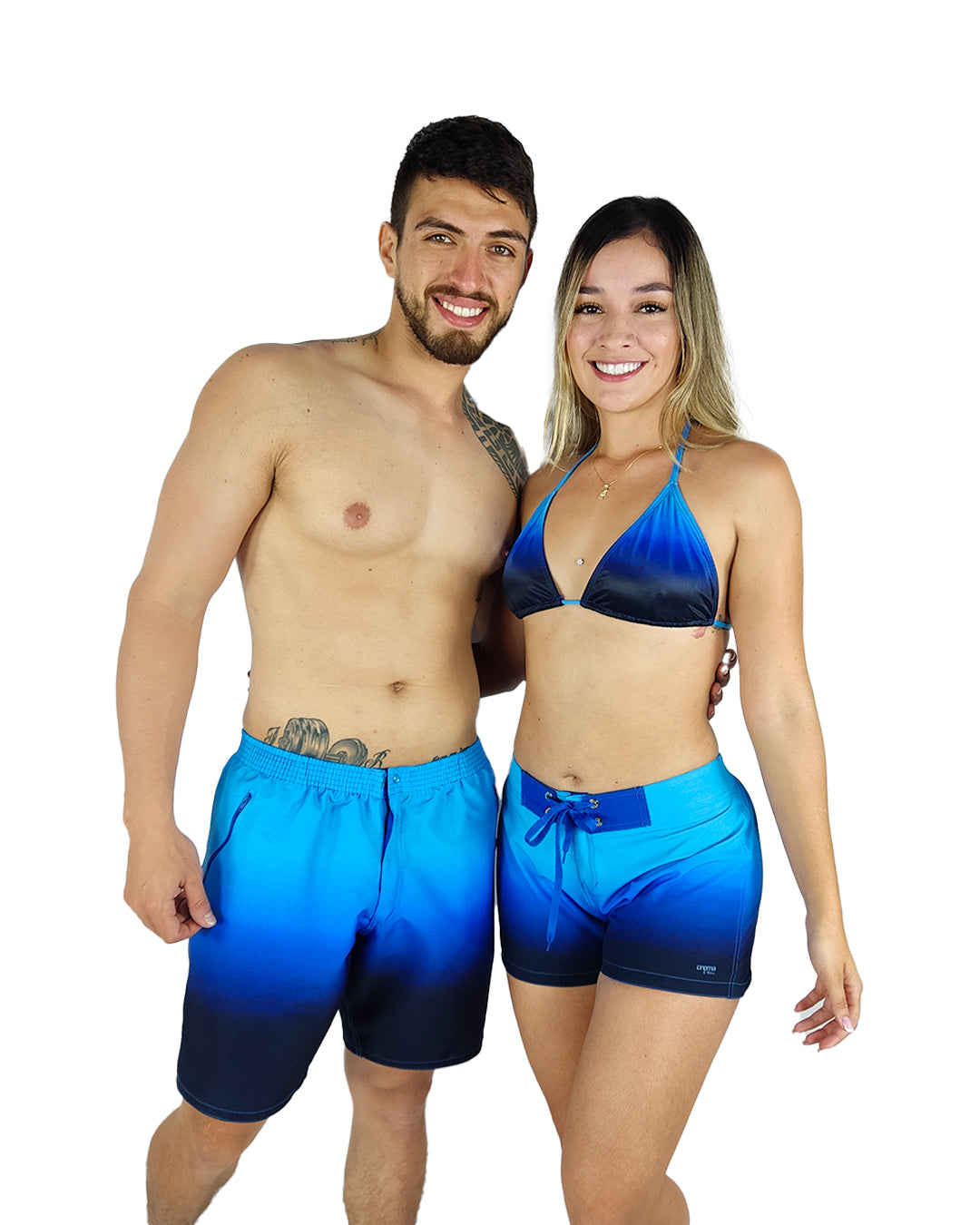 Degrade Azul Turqui Invertido