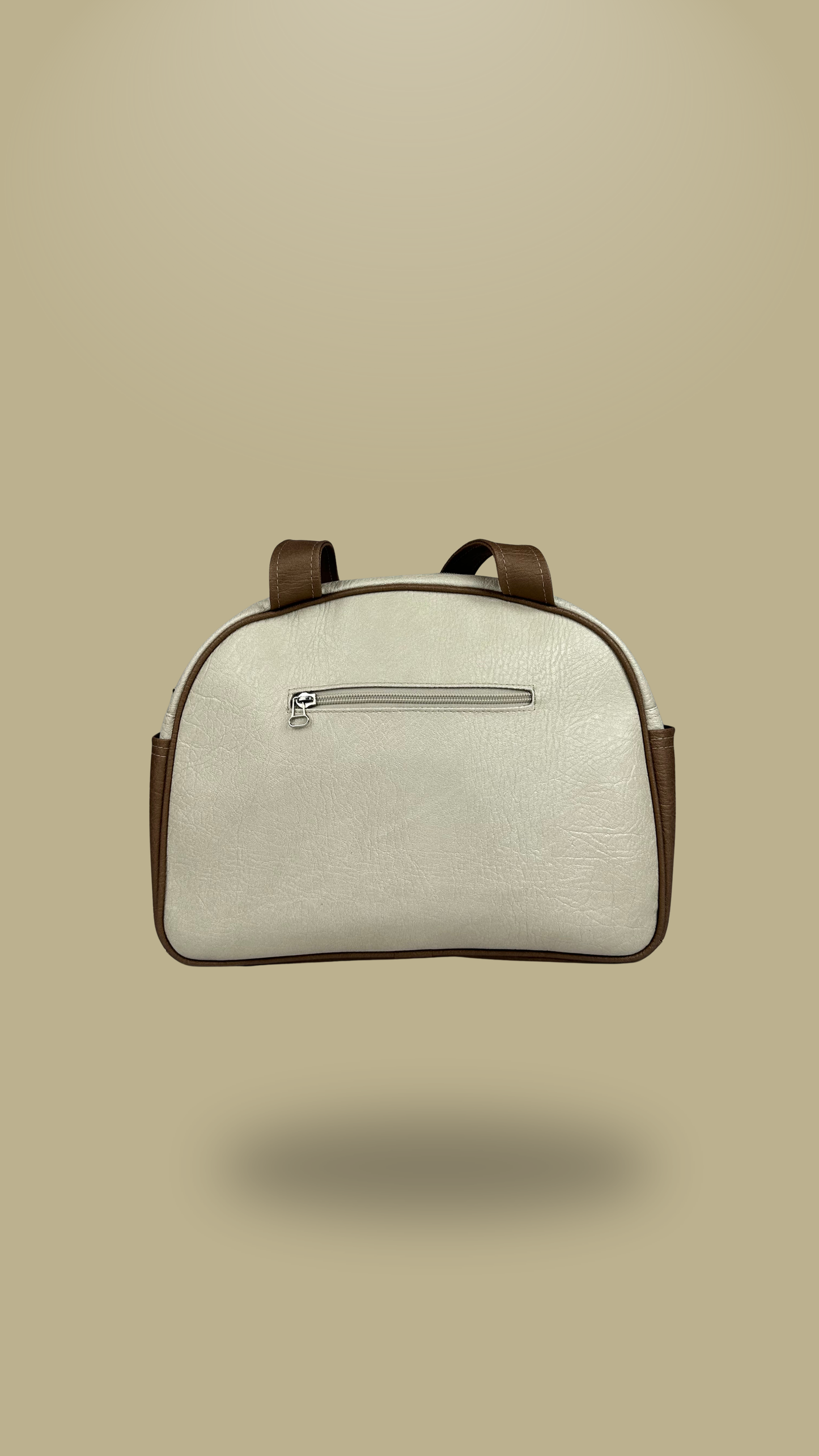 Maleta Clasica Mariposas Beige