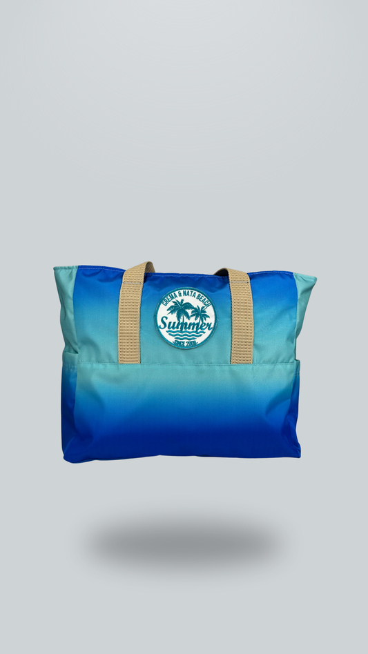 Maleta Impermeable Degrade Azul