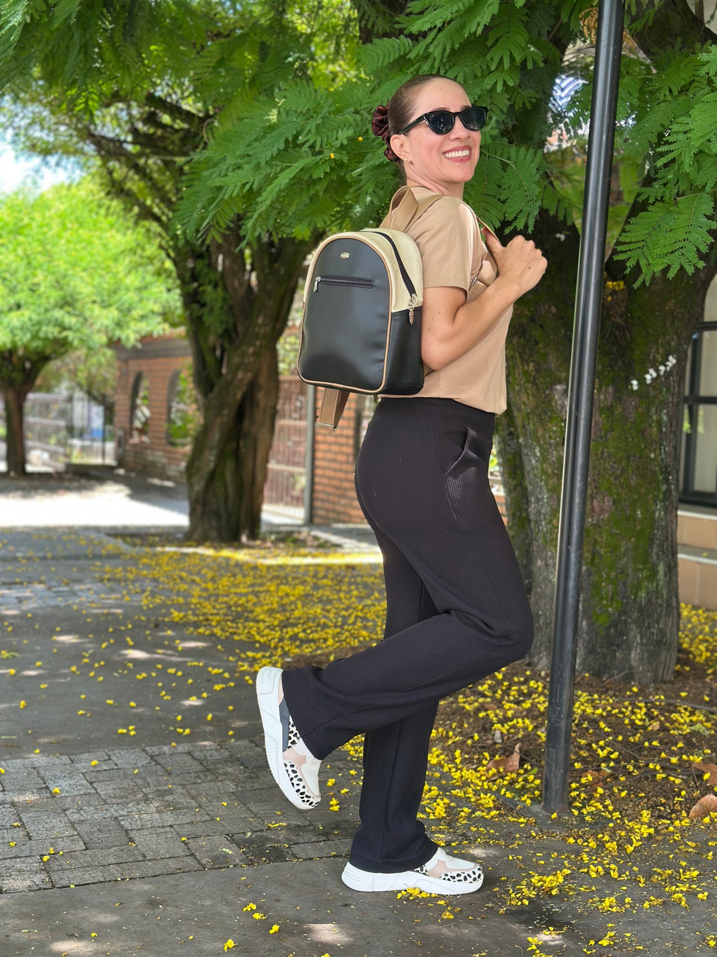 Morral Cloe Negro/Café